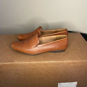 Timberland comfort genuine leather brown slip on loafers 9M